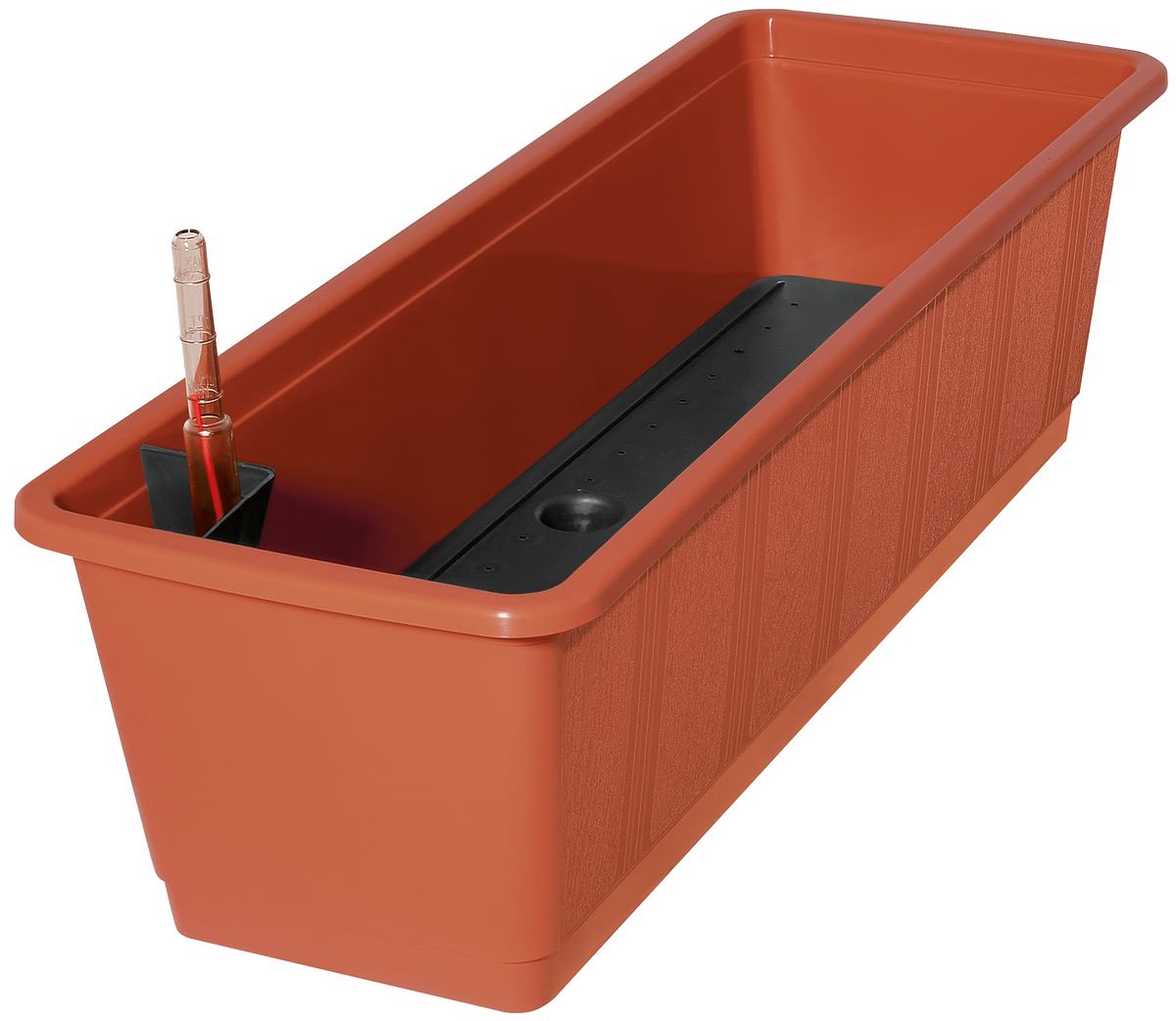 Geli Balkonbak AQUA GREEN Terracotta 60 cm met Bewateringssysteem
