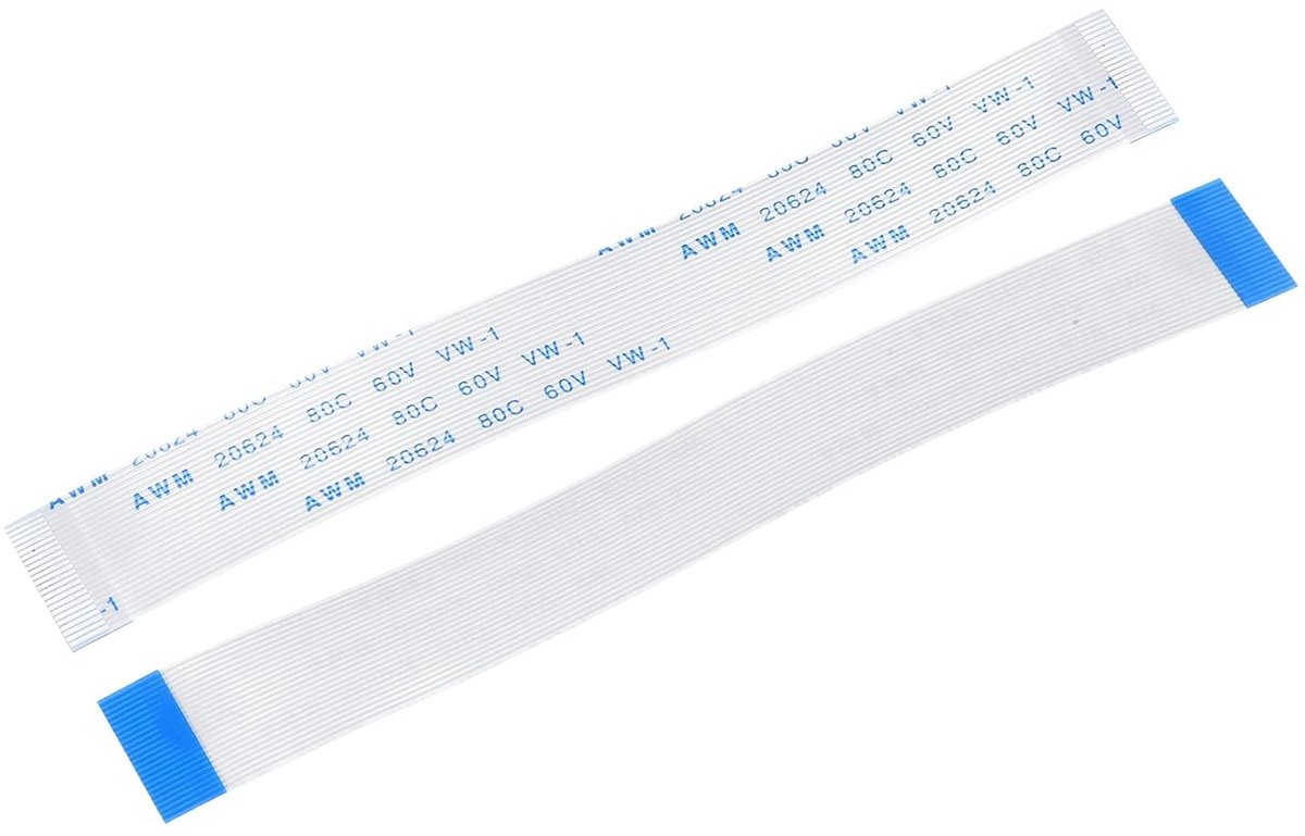 10 Stuks 24-Pin FFC FPC Kabel, 0.5mm Dikte, 100mm Lengte, Flexibele Platte Kabel voor LCD, 3D Printers en Audiotoepassingen