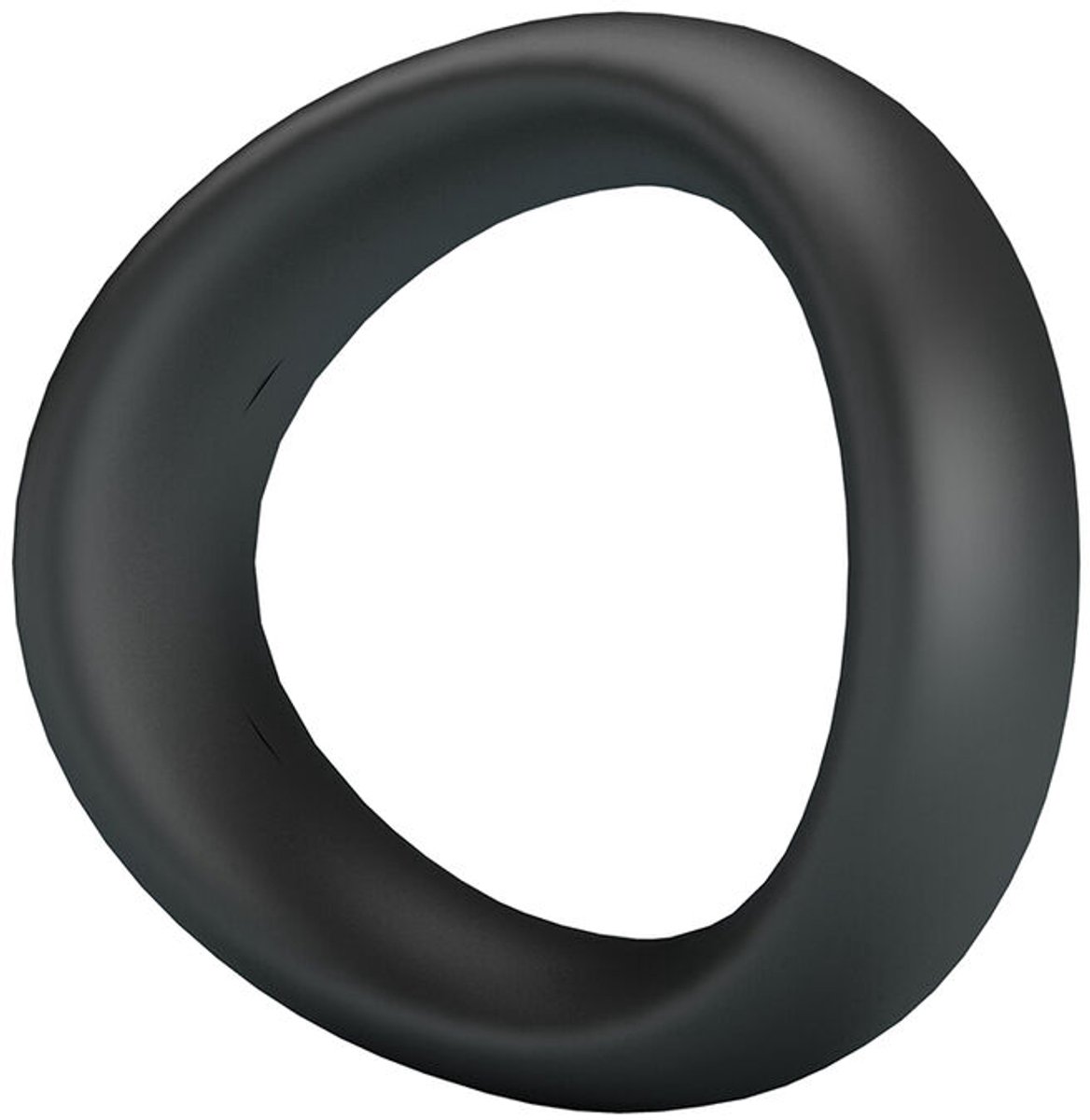 CRAZY BULL - VALEN ERGONOMIC SILICONE COCK RING BLACK
