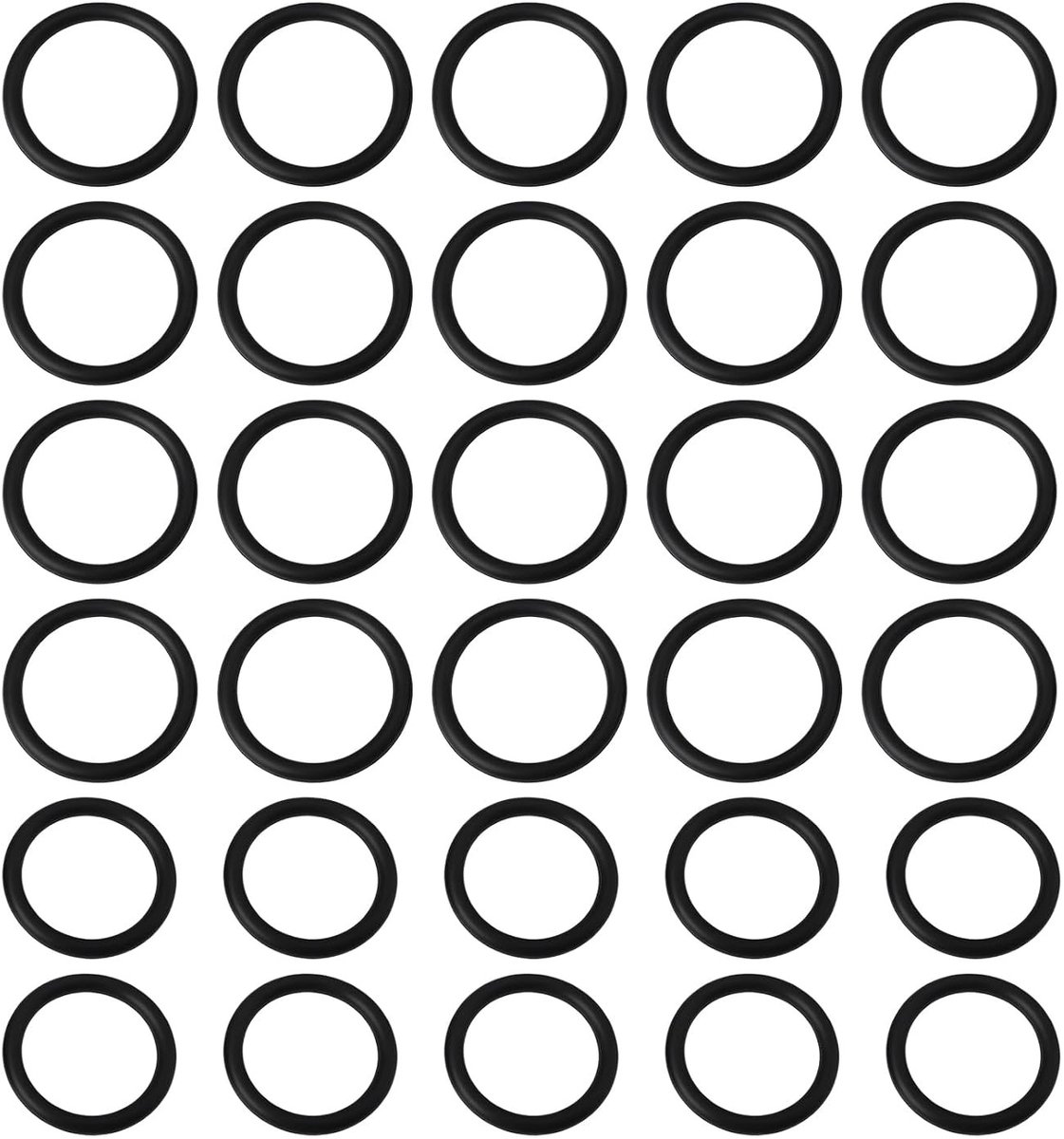 30 Stuks Hoge Druk Waterpomp O-Ringen 20x25x2.5mm en 17x22x2.5mm voor Snelle Ontkoppeling en Reparatie