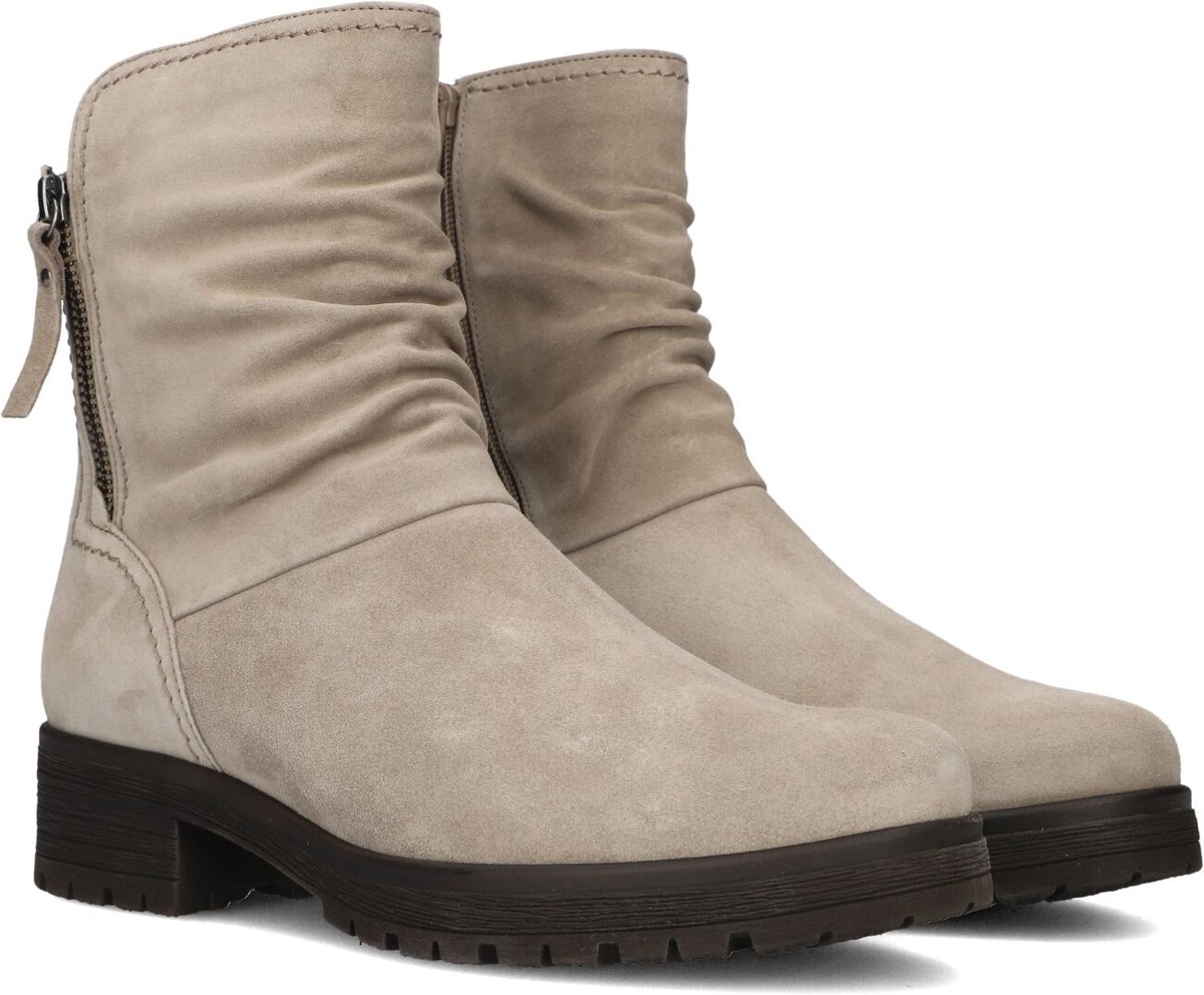 Gabor 092 Enkellaarsjes - Enkelboots met rits - Dames - Beige - Maat 37,5