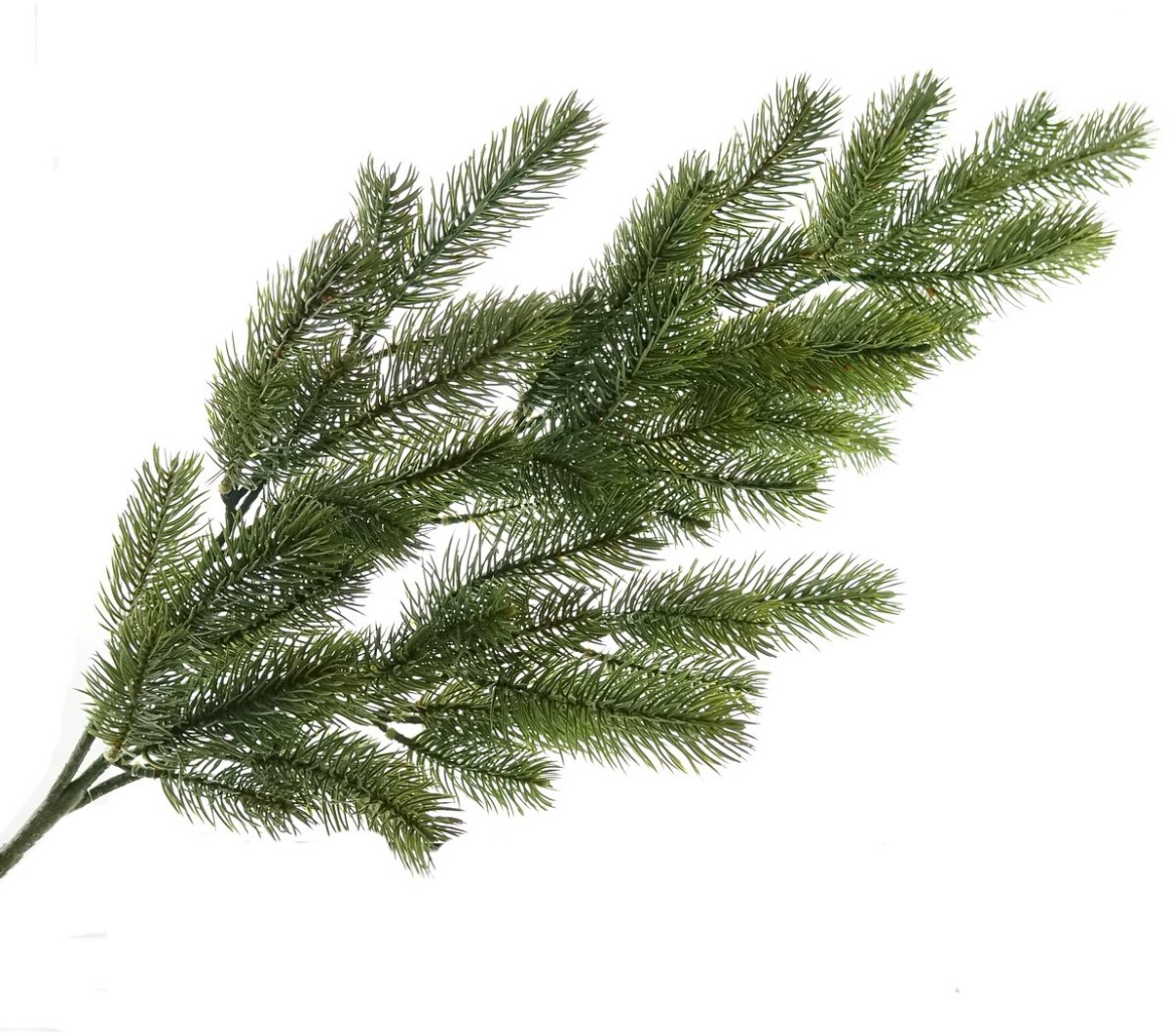 Gasper kerstdecoratie dennentak groen 57 cm - kunststof