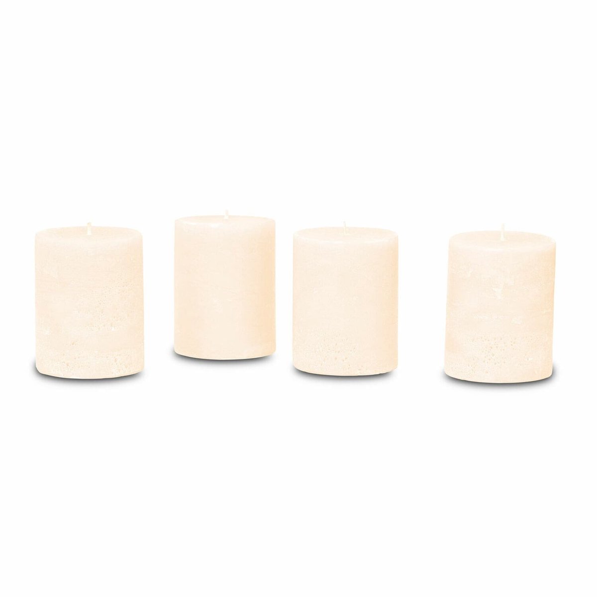LOBERON Kaars set van 4 Virrans crème