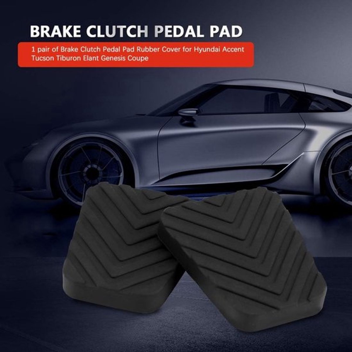 Onf3 - Rubber Buffer Brake Pedal - Voor Hyundai Accent - 1 Paar - Hoogwaardige
