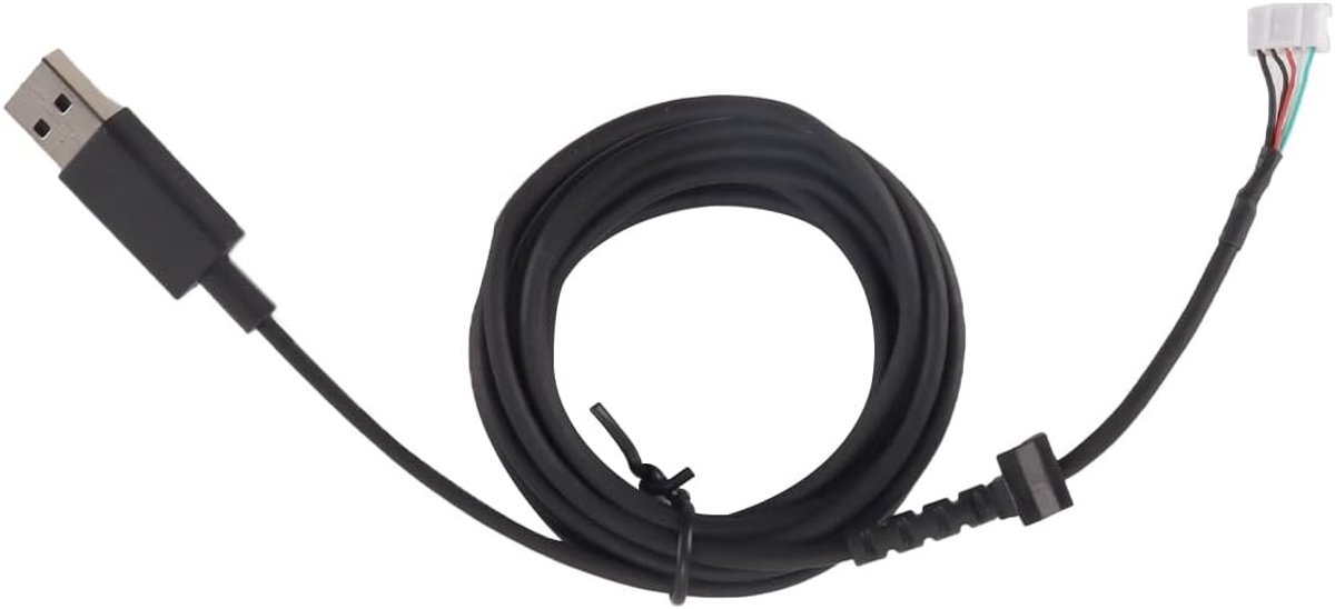 Duurzame 2m USB Vervangingskabel voor Gaming Muizen met Verbeterd Ontwerp en Weerstand tegen Slijtage