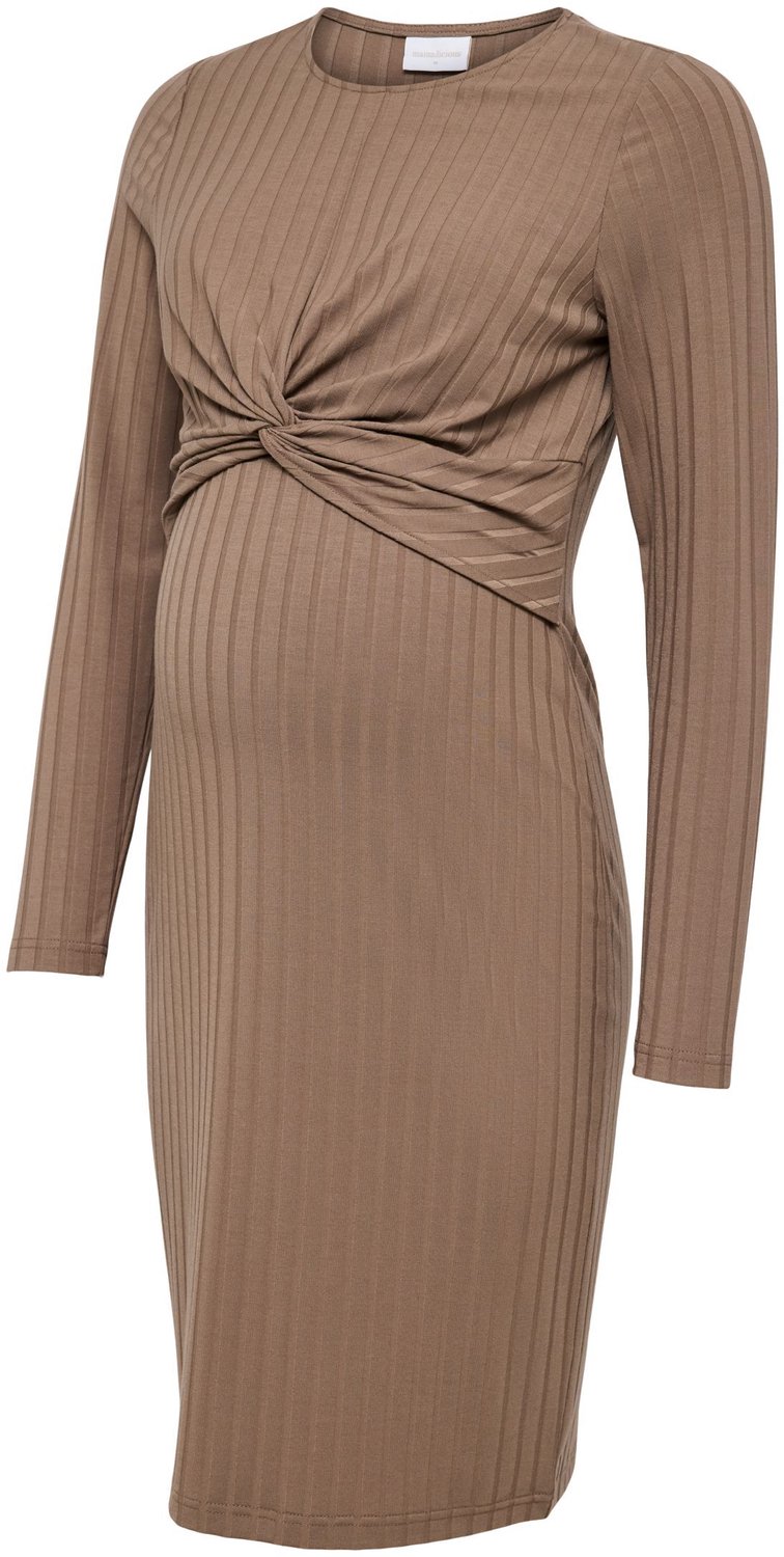 Mamalicious Mama Licious Jurk MLLUCY Zwangerschapsjurk walnut 1