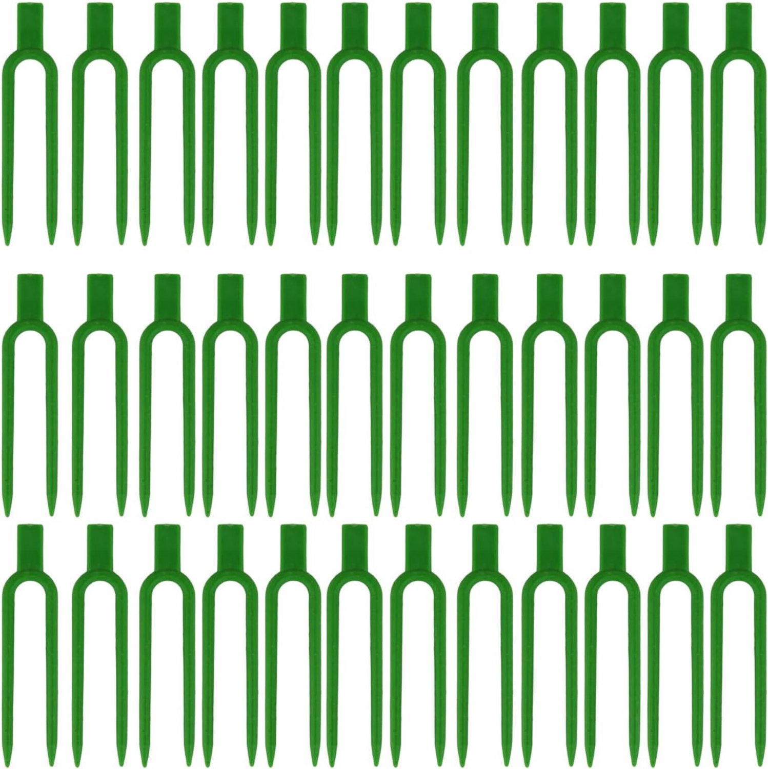 120 stuks groene U-vormige plantenclips/bevestigingspinnen voor aardbeien – ideaal voor stekken en uitlopers tijdens het wortelen