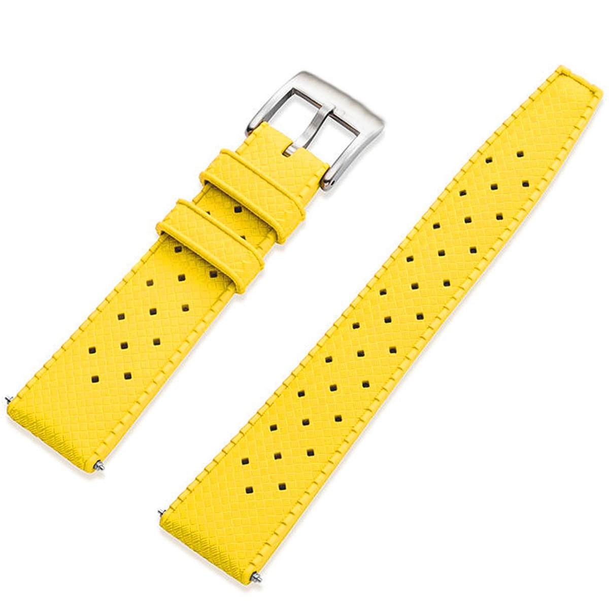 Niziruoup Horlogeband Tropical FKM Rubberen Horlogebandje 20mm 22mm Quick Release Zachte Duurzame Universele - ShopVlot