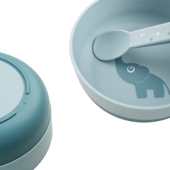 Done By Deer Foodie Bowl Elphee Blue van Done by Deer — afbeelding 2