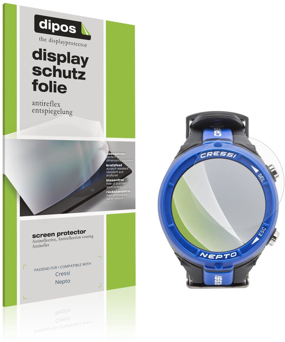 dipos – 6x Matte Beschermfolie geschikt voor Cressi Nepto | Krasbestendige & antireflecterende Screenprotector Ultra-Thin