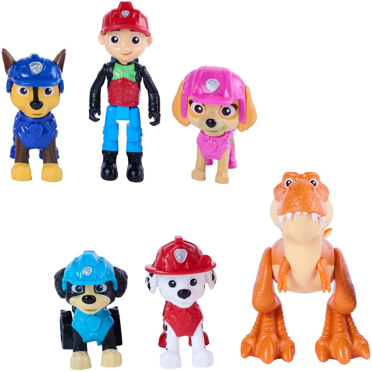 PAW Patrol - De Dino Film - Dino Speelfigurenset - 6 actiefiguren — cadeau in Spellen & Speelgoed - foto 5