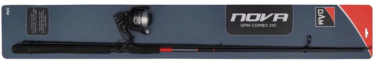 Dam Nova Draaiende Combo Transparant 2.10 m / 10-30 g