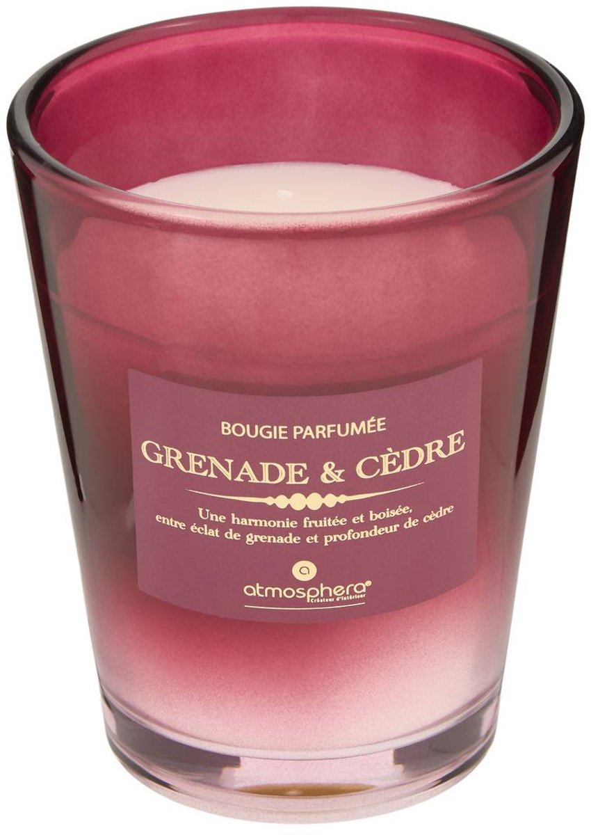 Bougie parfumée Alma ronde 270 g violet