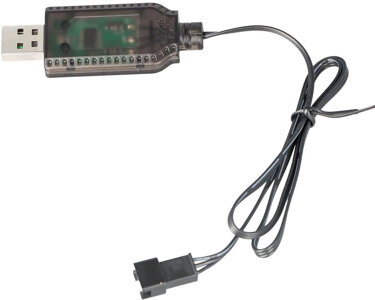 USB Oplaadkabel voor 2S LiPo Batterij 7.4V 1000mA - Geschikt voor RC Auto, Vliegtuig, Drone en Boot