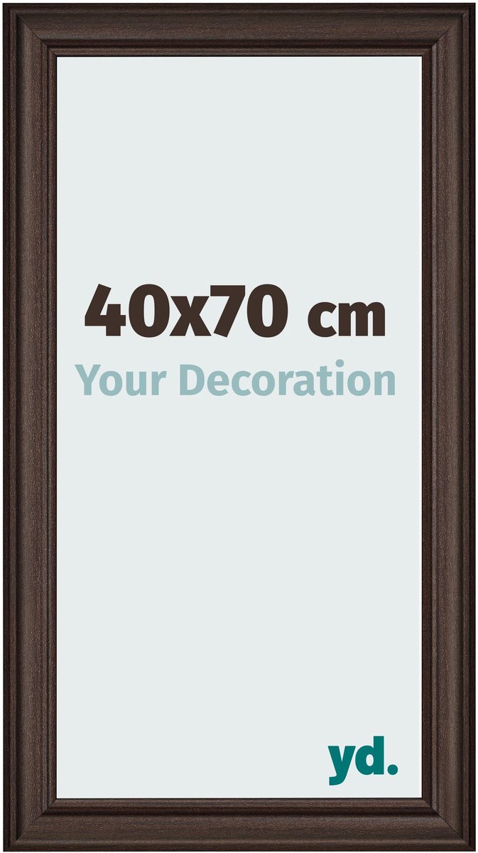 yd. Your Decoration - Fotolijst 40x70 cm - MDF - Eiken Donker - Lazio