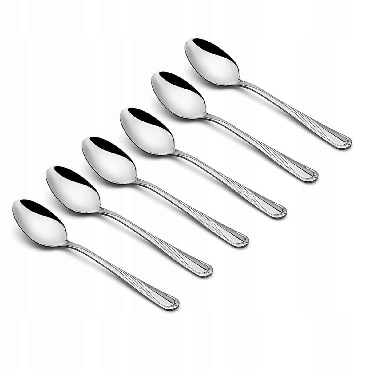 Tadar Dessertlepels Set van 6 - Roestvrij Staal, 11 cm