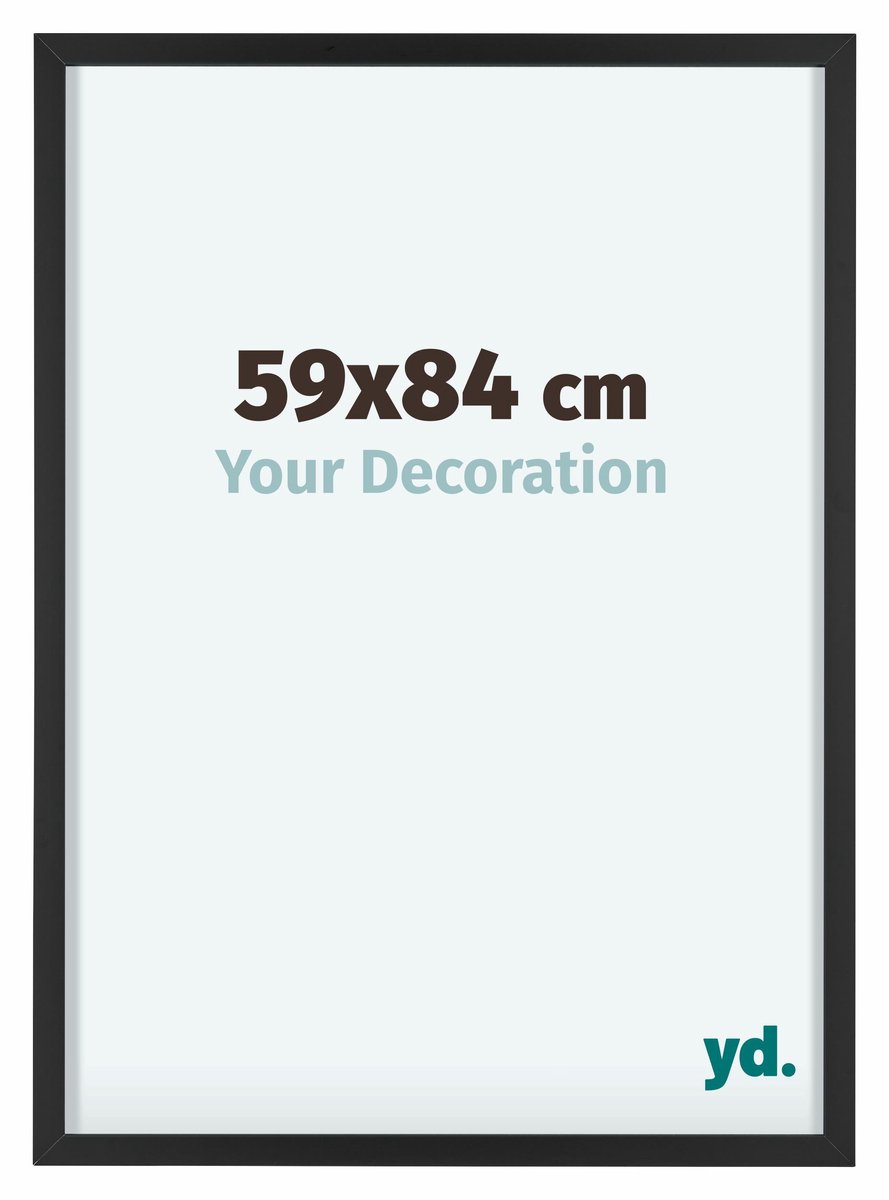yd. Your Decoration - Fotolijst 59x84 cm - Aluminium - Zwart - Virginia