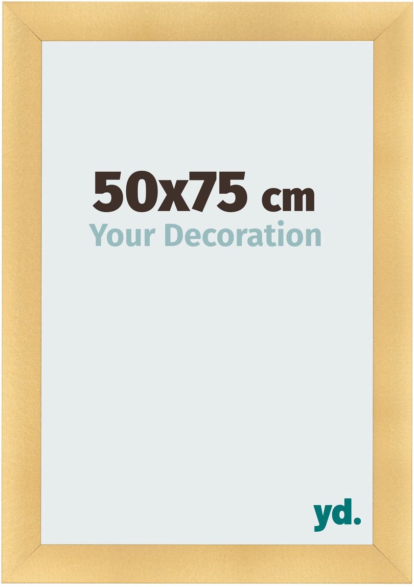 yd. Your Decoration - Fotolijst 50x75 cm - MDF - Goud Mat - Pisa