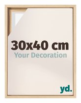 yd, Baklijst 30x40 cm Beuken - Lijst voor Canvasdoek - MDF Lyon