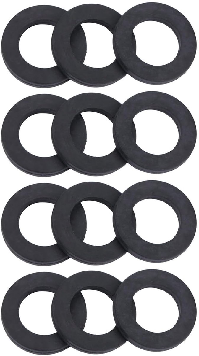 12 stks ring ring douchekraan rubber waterleiding rubber vervanging voor afdichtring pakkingen afdichting kraan waterleiding vervanging (3/4 ")