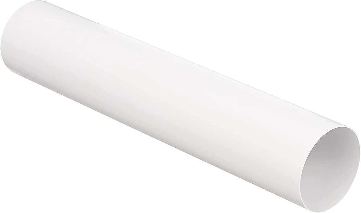 Ø 100 mm lengte 0,5 m van ABS-kunststof ronde buis rond kanaal afvoerpijp afvoerkanaal afzuigkanaal Ø 10 cm en 50 cm lang rond buissysteem, een product van MKK