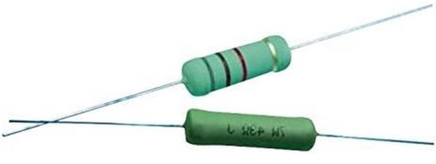 Weerstandscomponent - Elektronicaonderdeel - Schakelingen bouwen - Draadgewonden constructie - 5W 47 Ohm - Niet gespecificeerd