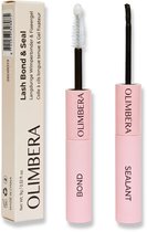 Olimbera® 2-in-1 Lash Bond and Seal | Wimperlijm voor Cluster Wimpers | DIY Wimperextensions Lijm | Tot 14 Dagen Hold | Waterproof & Zweetbestendig | Vernieuwde Formule & CPNP Geregistreerd | Zwart & Transparant