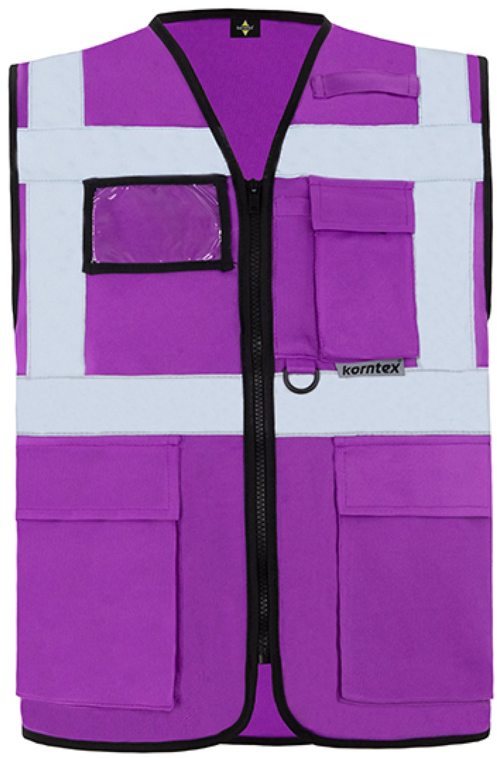 Korntex Executive Multifunctional Safety Vest Berlin KX802 - Violett - M