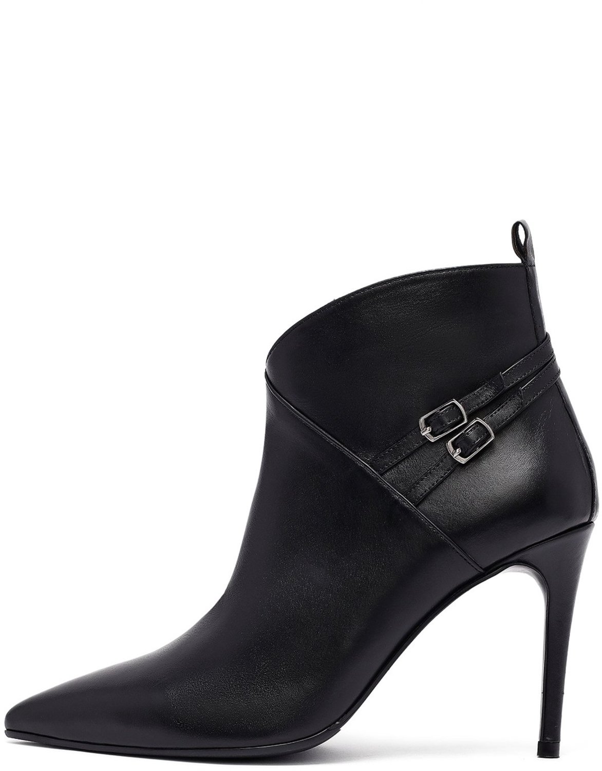 DERIMOD Heeled Ankle Boots Leather Heeled Ankle Boots
