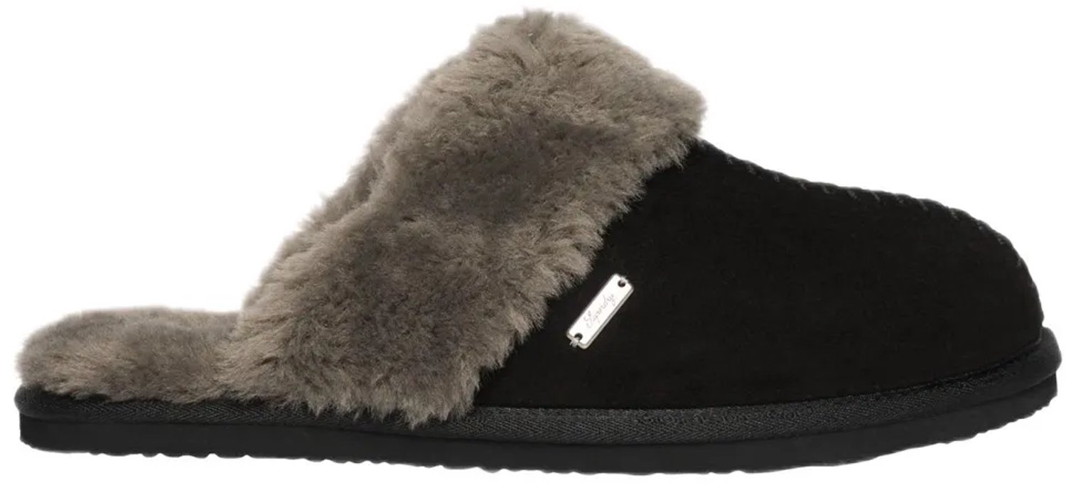 Superdry Mule Pantoffels Vrouw Zwart