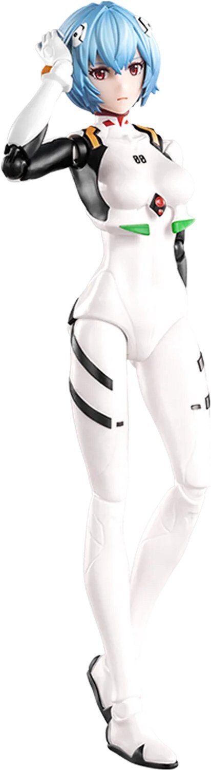 Blokees Evangelion Rei Ayanami Plug Suit Fantastics 01 - 32-delige Actiefiguur Model Kit - 15 cm