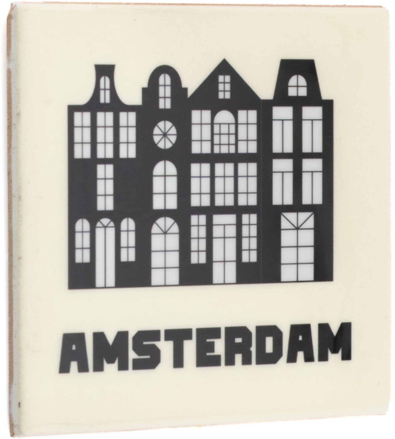 Tegeltje Amsterdamse huisjes