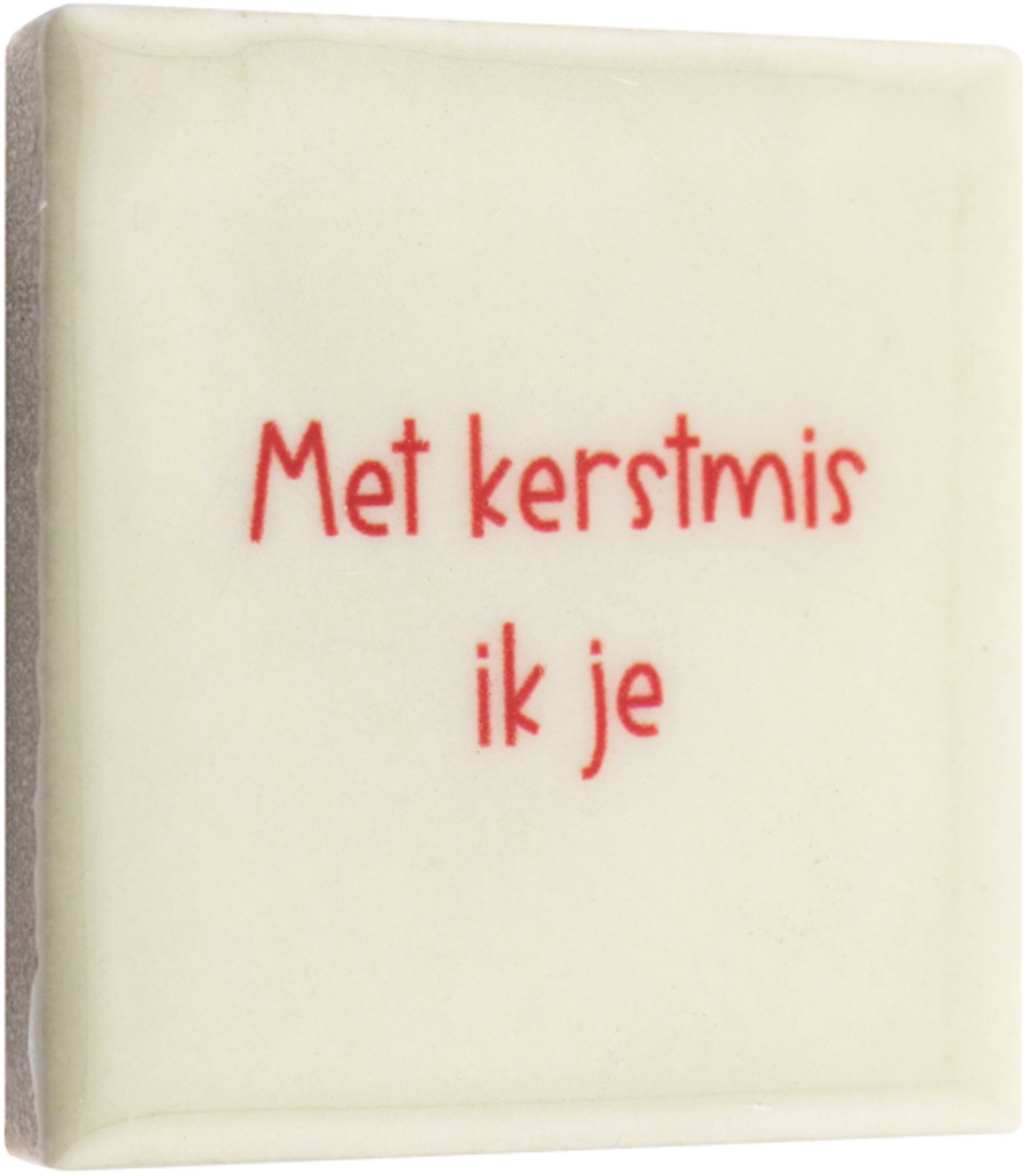 Magneettegeltje Met Kerstmis Ik Je