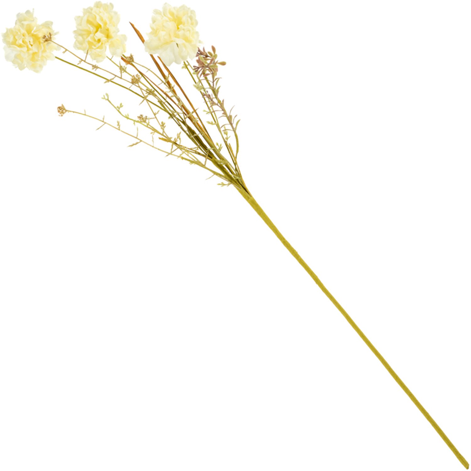 Veldboeket melaleuca 74cm off-white