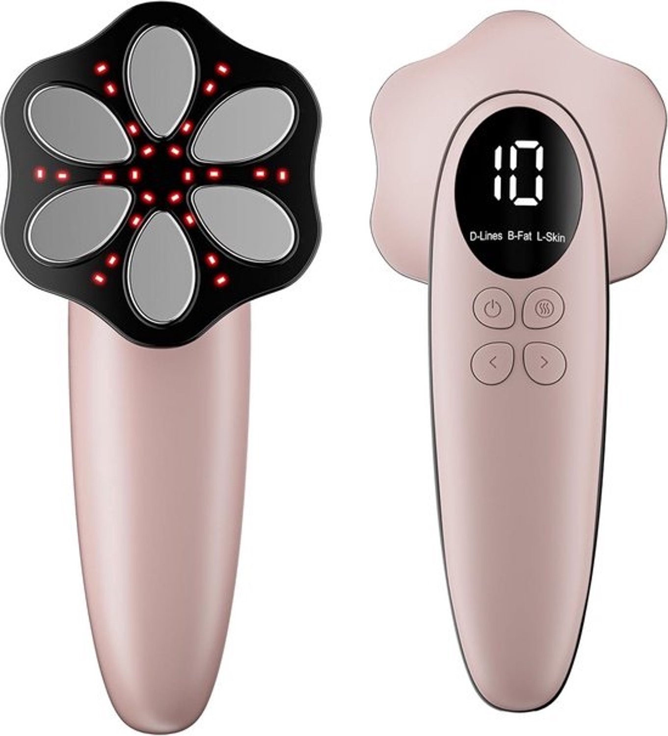 Cellulitis massager - lichaamsvormer - huidversteviging voor het lichaam - 6 massagekoppen - 19 x 10 x 7 cm