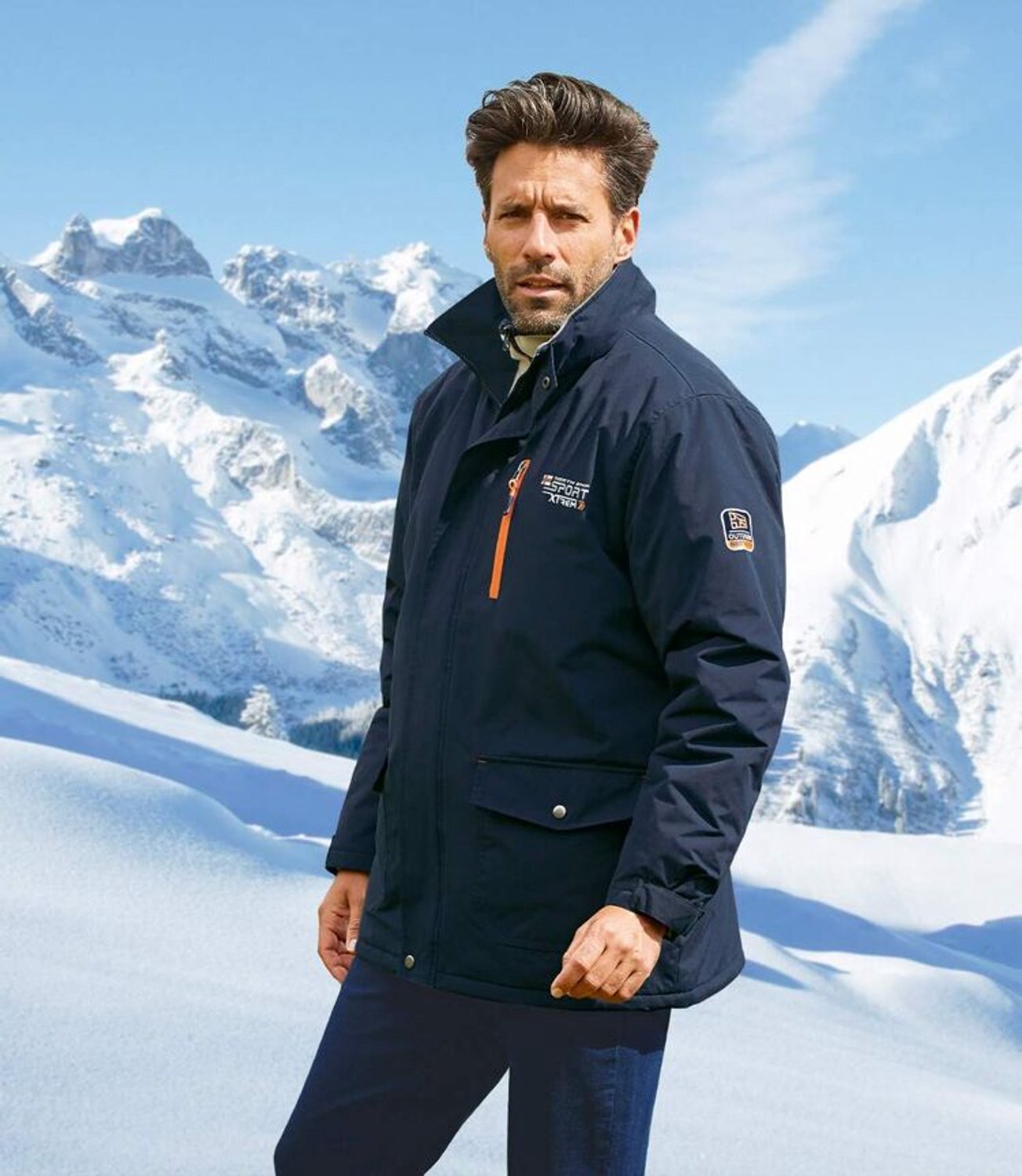 ATLAS FOR MEN - Atlas Outdoor parka - Heren - Verkrijgbaar in grote maten - M