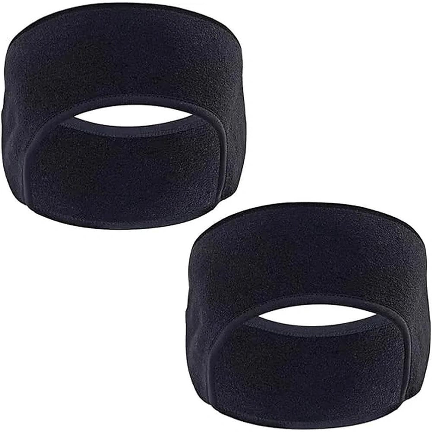 Thermische Fleece Hoofdband 2 Stuks - Brede Oorwarmer - Winddicht en Warm - Dikke Voering - Voor Hardlopen en Outdoor - Dames en Heren