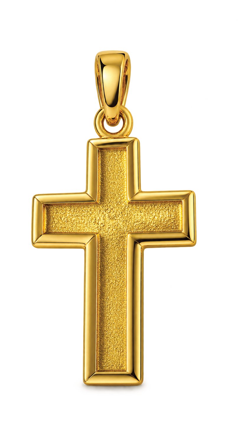 AuBor ®. Hanger. Goud. Kruis