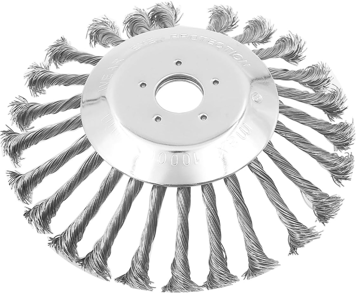 Grastrimmer snijkop 200 mm - stalen draadborstelkop - universele vervanging voor bosmaaier - eenvoudig te monteren - m-winkel