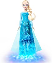 Disney Frozen Zingende Elsa modepop met lichtjes en muziek - 4 talen