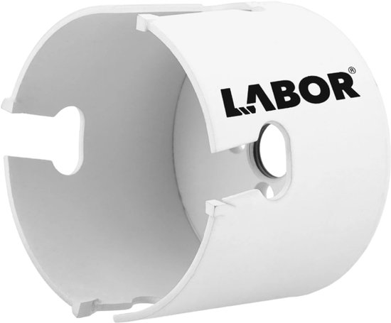 Witte Labor gatenzaag met hardmetalen tanden, diameter 68mm, lengte 60mm.