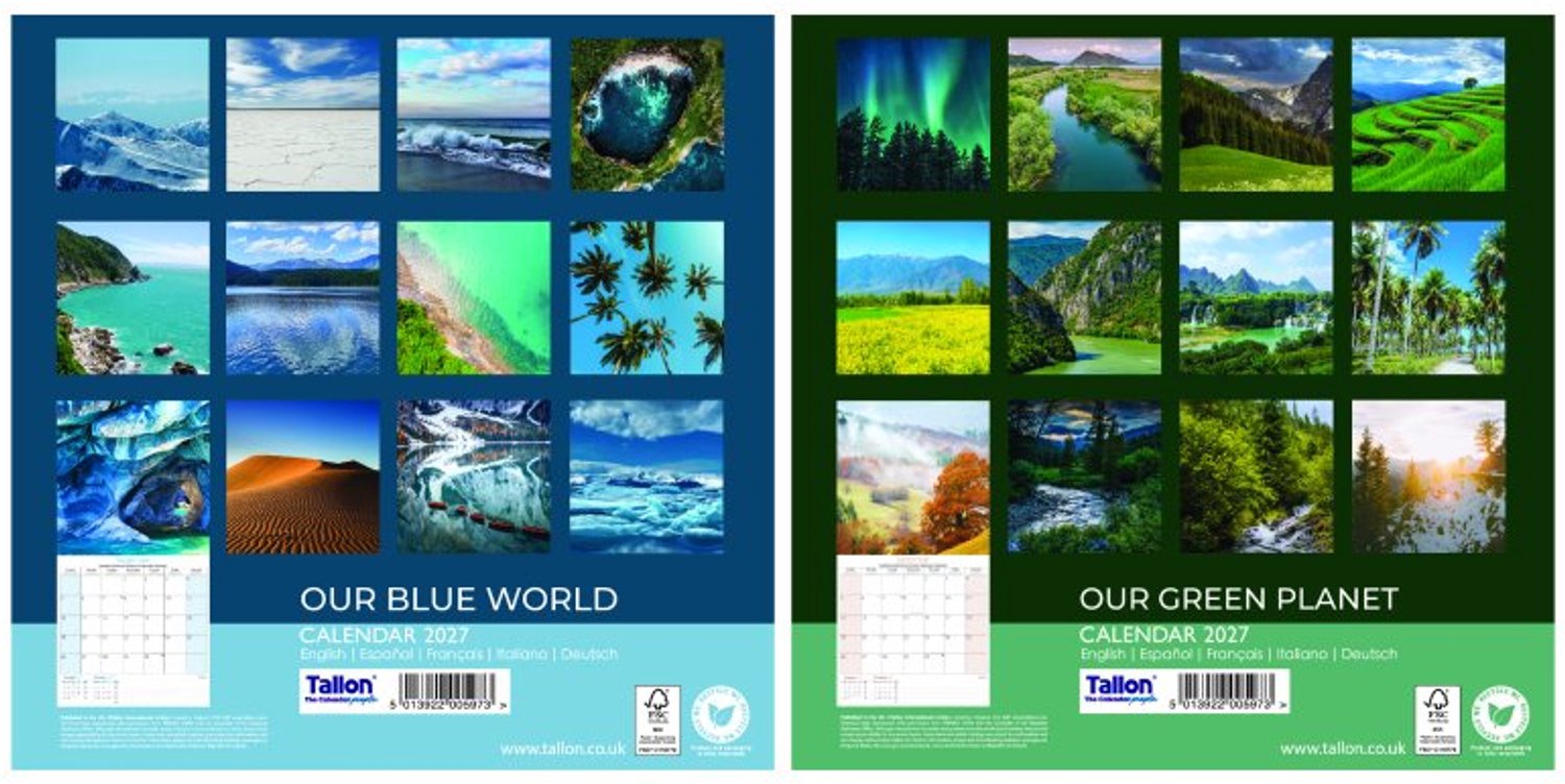 Blue World, Green Planet Kalender 2027