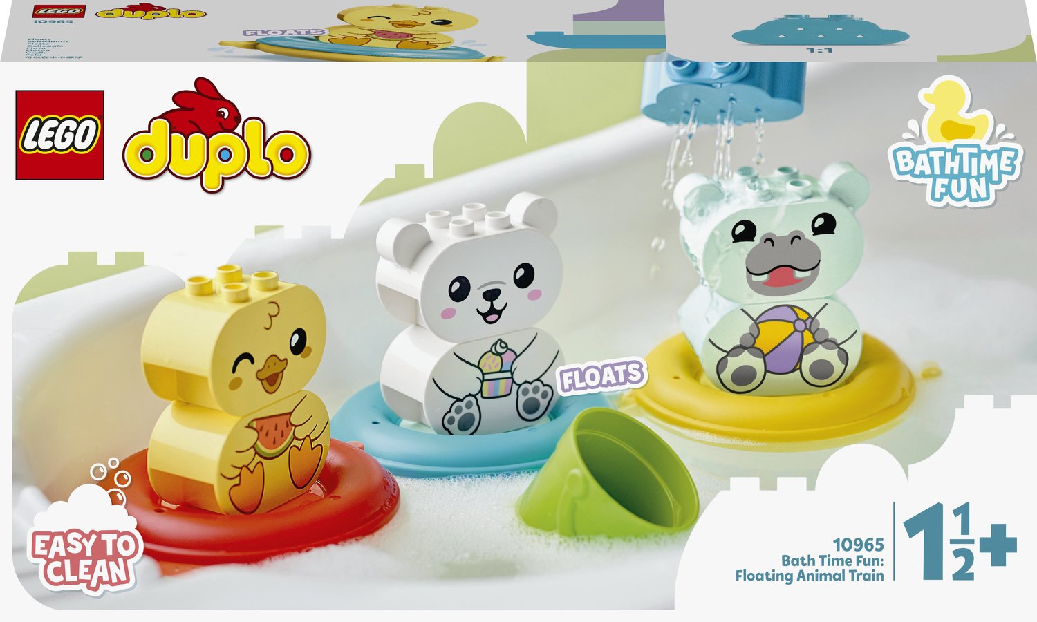 Bol.com LEGO DUPLO Pret in bad: drijvende dierentrein Educatief Speelgoed voor Peuters 10965 aanbieding