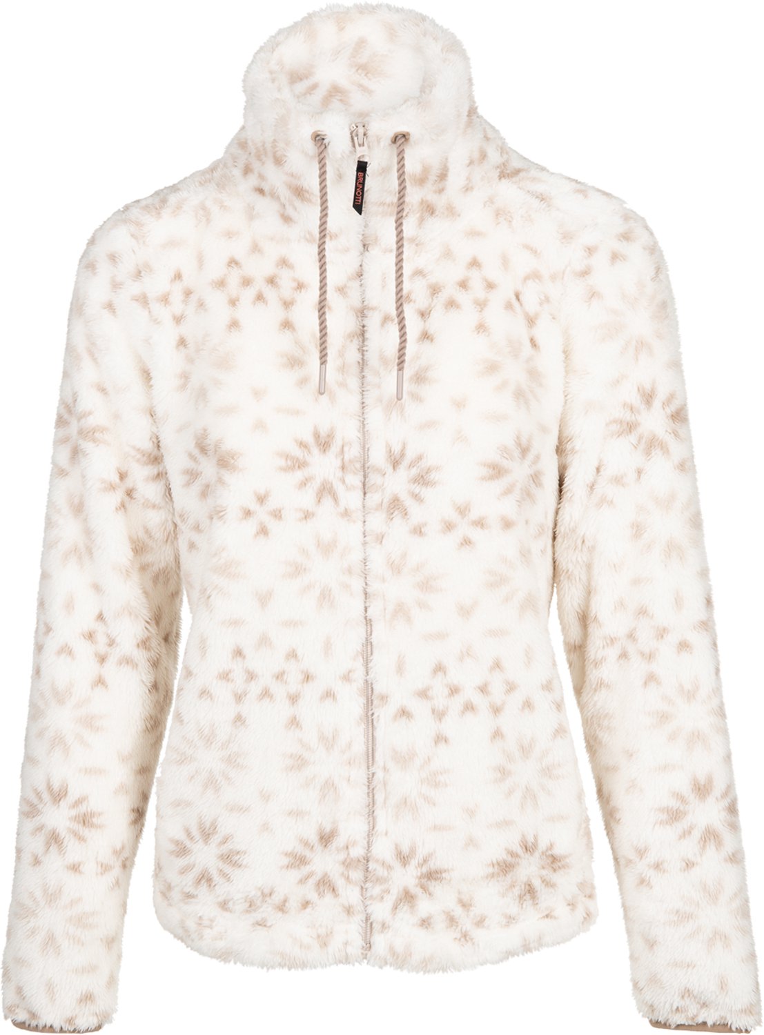 Brunotti Cecile-Nordic Snow Fleece Dames – Fleece Vest Wintersport Kleding Moonbeam
