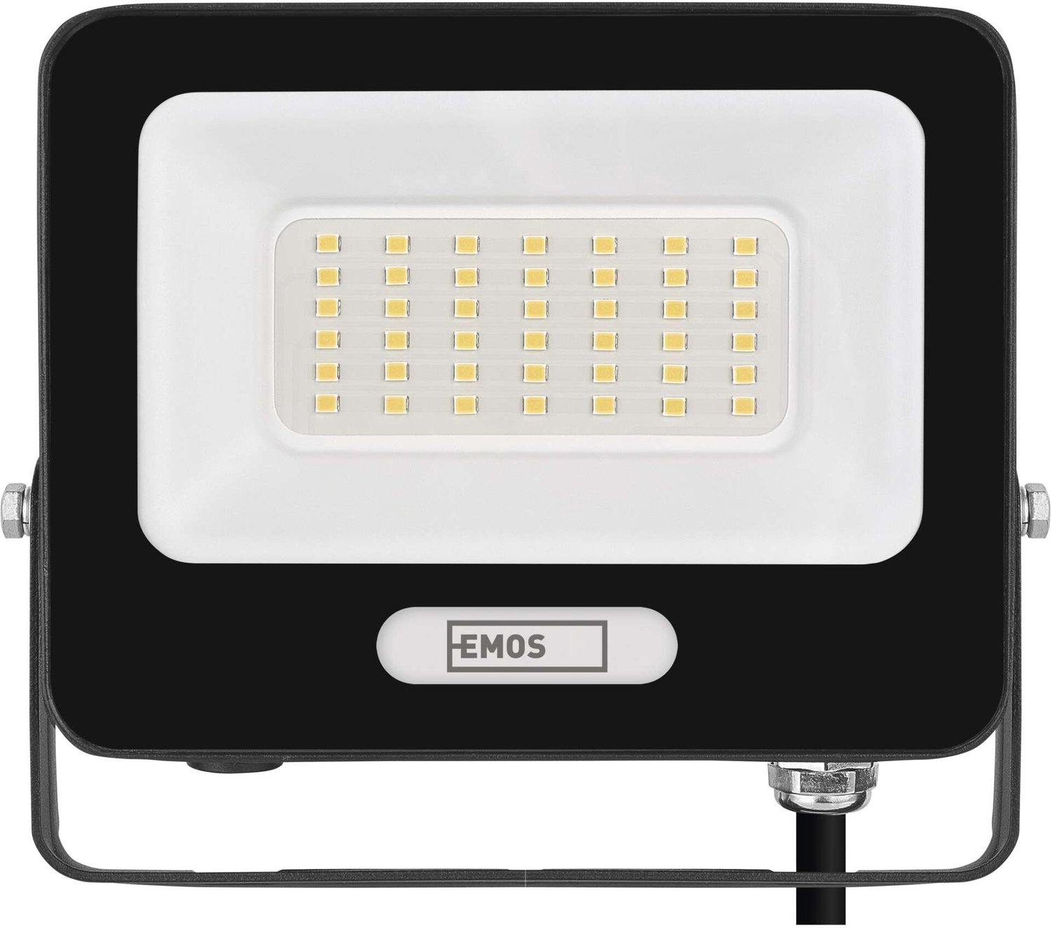 EMOS GLARO LED-schijnwerper 30 W, zwart, IP65, 3000 lm, neutraal wit, ZS2234B