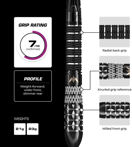 Mission Quantum Rapid Point 95% - Dartpijlen van Mission — afbeelding 5