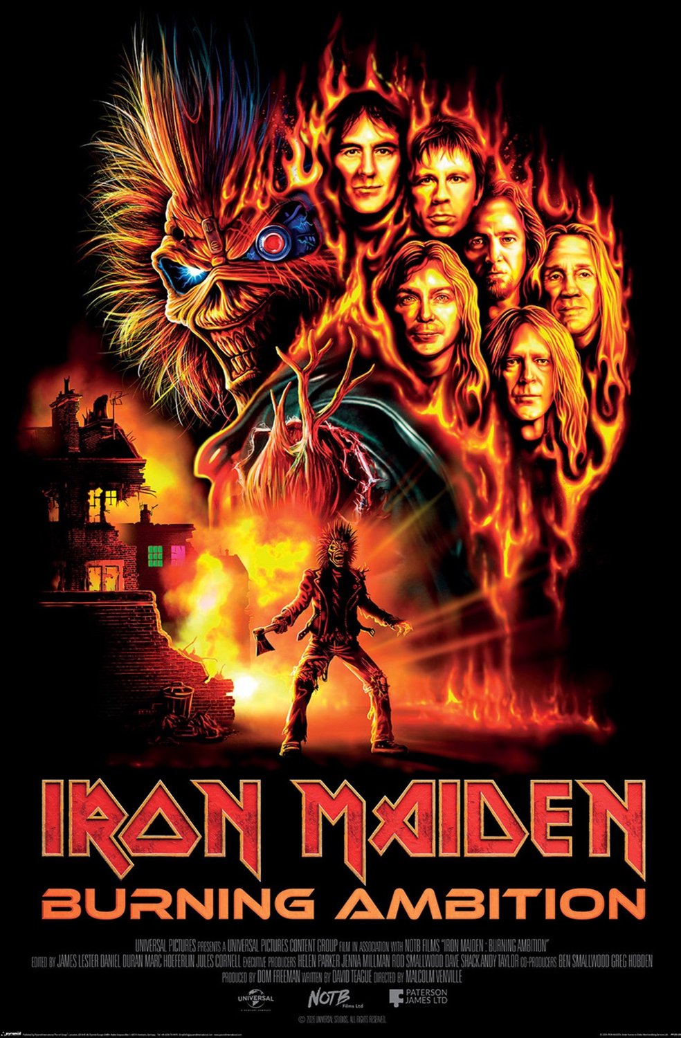 Pyramid Poster Iron Maiden - Burning Ambition 61x91,5cm Divers