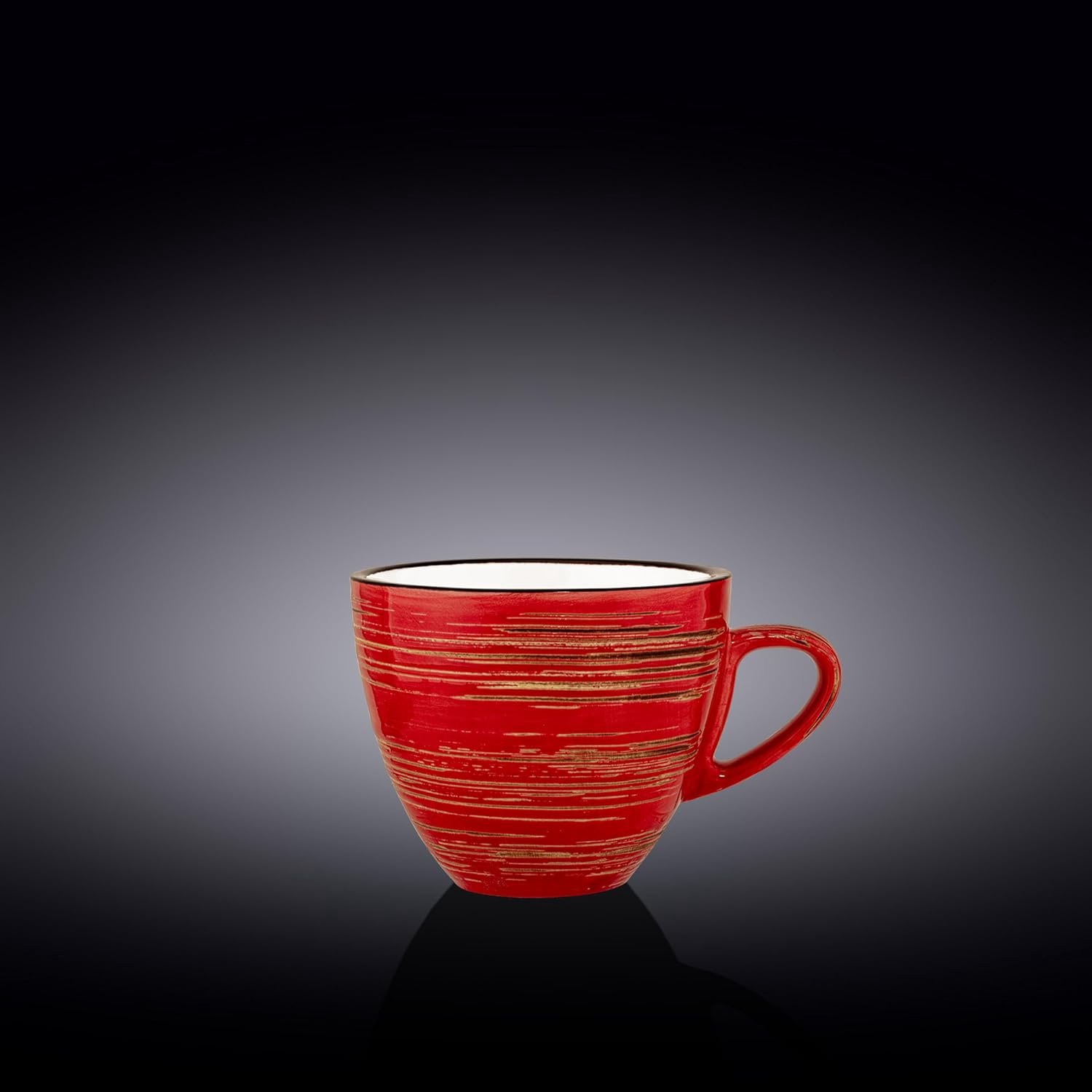 Wilmax Kopje 300 ml Rood Porselein WL-669236/A