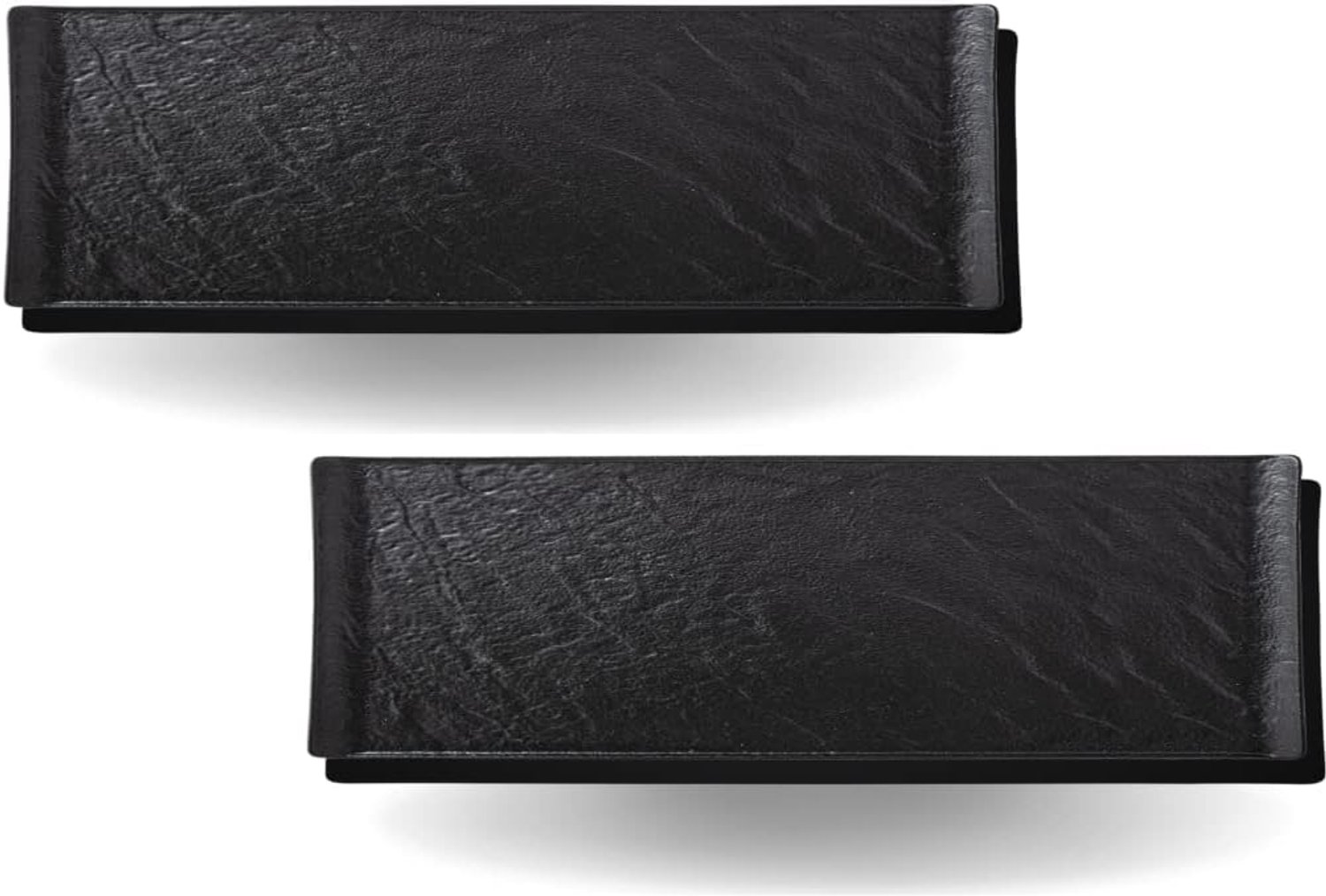 Wilmax England Serveerplaat SlateStone Zwart set van 2
