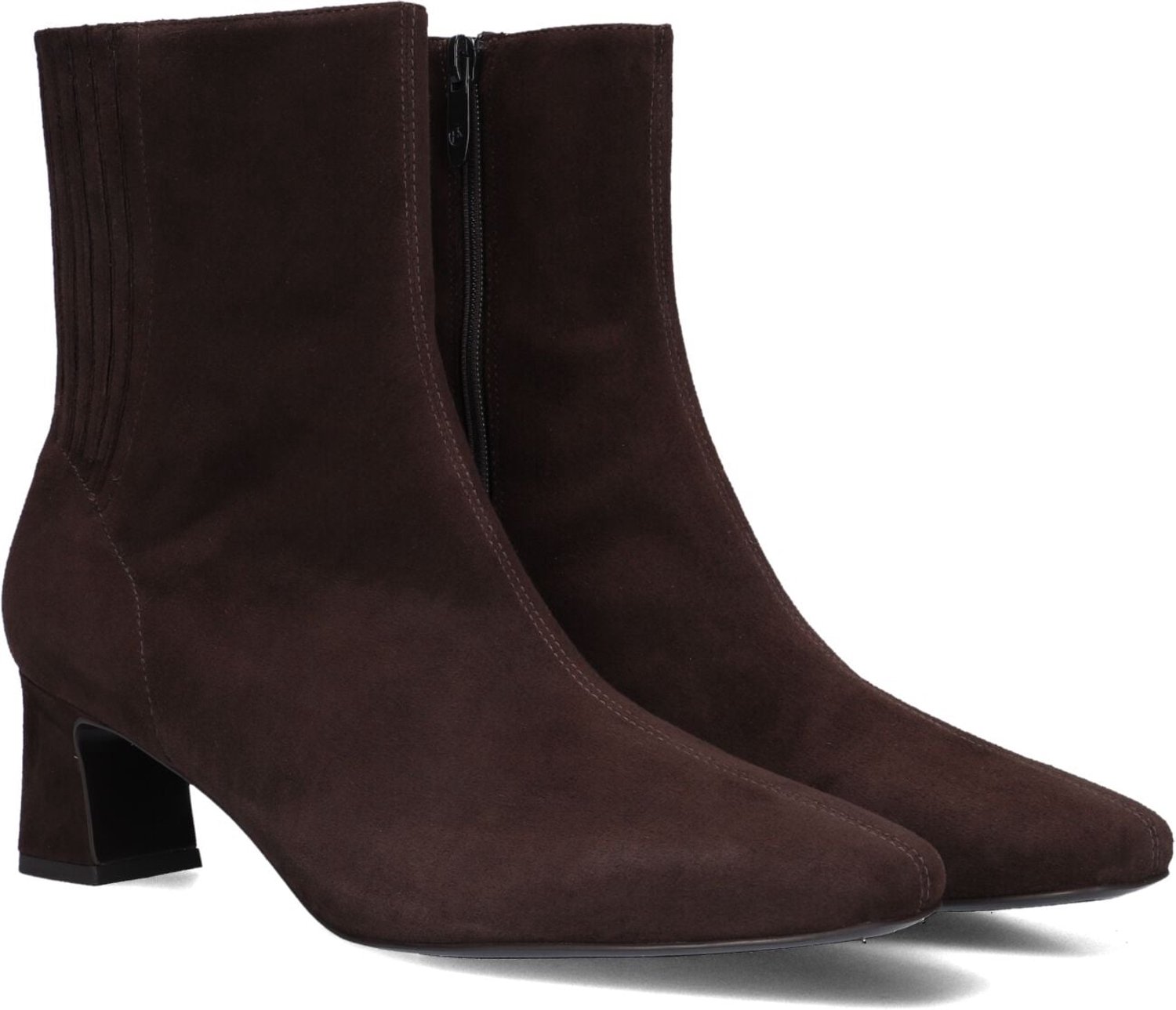 Peter Kaiser 75343 Enkellaarsjes - Enkelboots met rits - Dames - Bruin - Maat 37,5